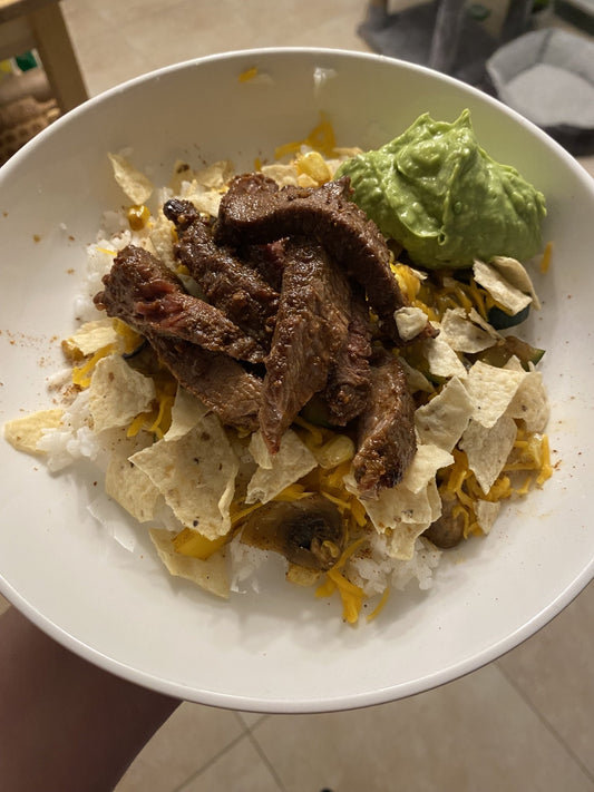 Recipe: Easy Beef Burrito Bowls - Oni Food Co