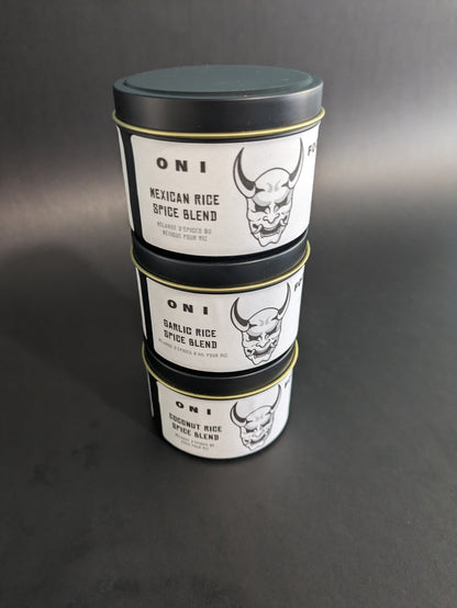 Oni Rice Spice Tin Bundle