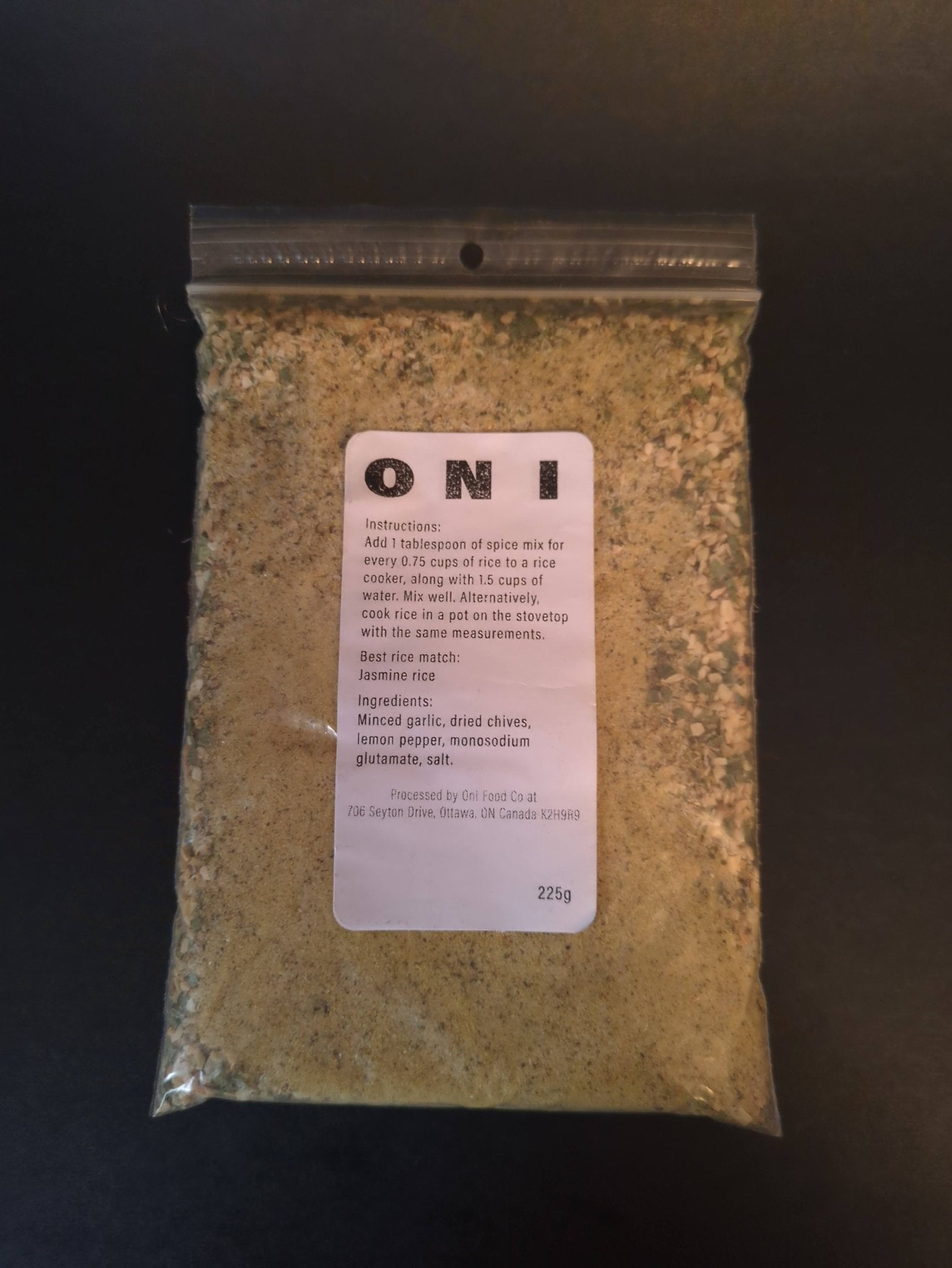 Garlic Rice Spice Mix - Oni Food Co