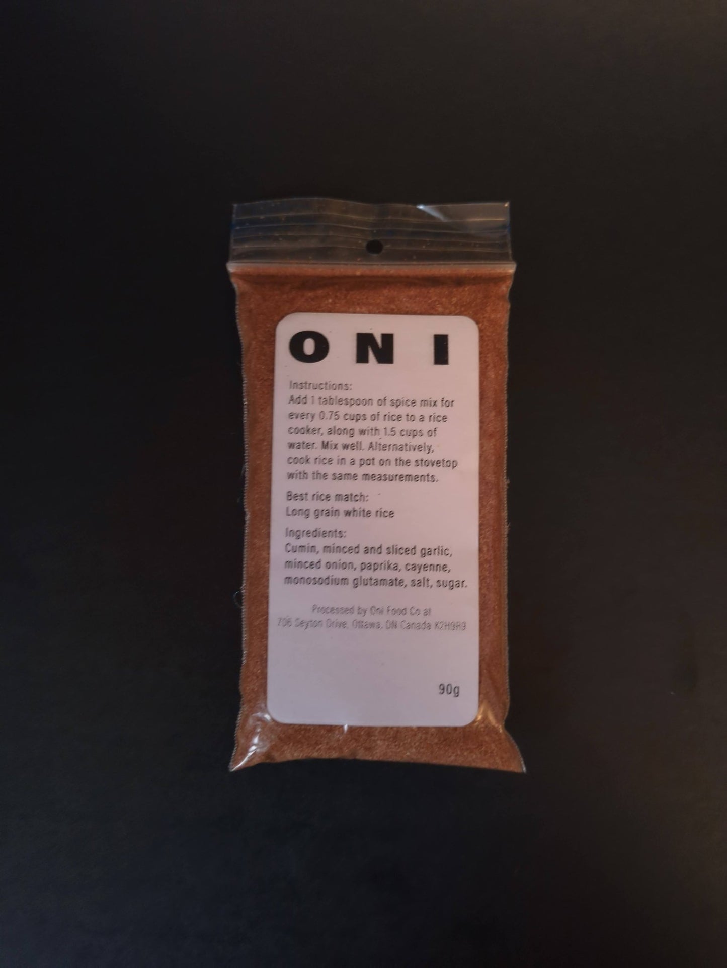 Mexican Rice Spice Mix - Oni Food Co